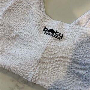 Booty by Brabants White Textured Leggings